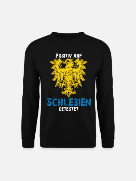 Schlesien Wappen Oberschlesien Schlesier - Unisex Pullover - Schwarz