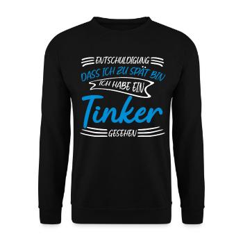 Irish Tinker - Unisex Pullover - Schwarz - Vorne - Alina (178cm) & Michal (187cm)