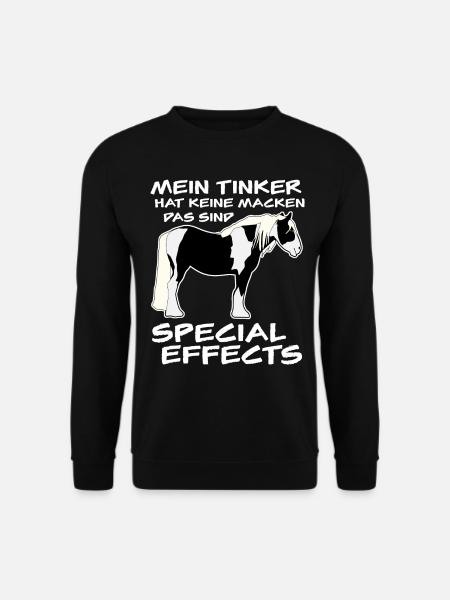 Irish Tinker Reiten Pferd Pferde - Unisex Pullover - Schwarz