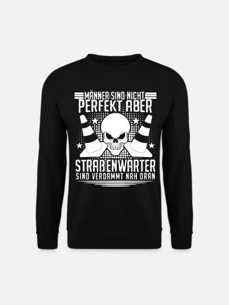 Straßenwärter lustig Straßenmeisterei - Unisex Pullover - Schwarz