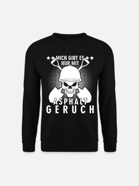 Straßenwärter Asphalt Straßenmeisterei - Unisex Pullover - Schwarz
