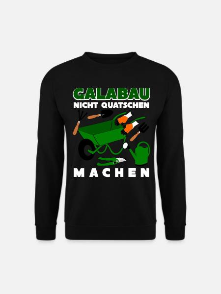 Galabau Gartenbau Werkzeug Galabauer - Unisex Pullover - Schwarz