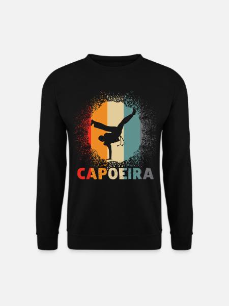 Capoeira retro Kampfsport - Unisex Pullover - Schwarz