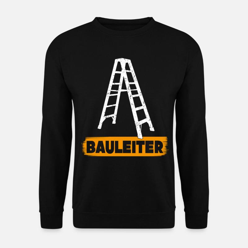 Bauleiter Bauherr Bauleitung Hausbau - Unisex Pullover - Schwarz