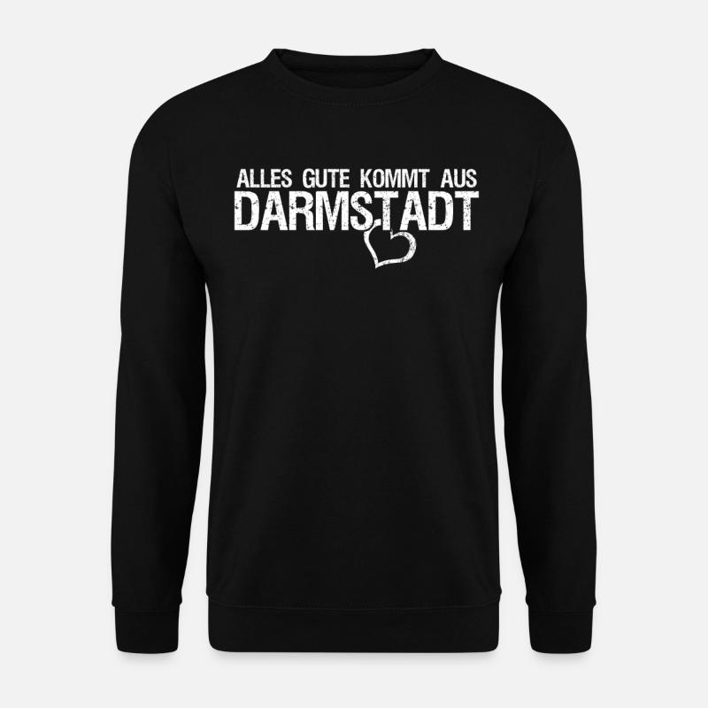 Darmstadt Spruch Darmstädter - Unisex Pullover - Schwarz