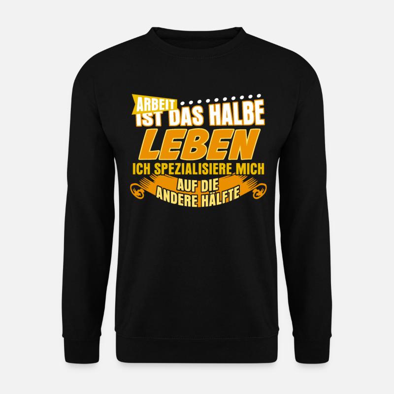 Arbeitsamt Arbeit Arbeiten Arbeitslos - Unisex Pullover - Schwarz