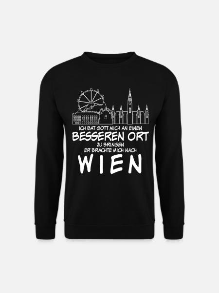 Wien Stadt Österreich Wiener - Unisex Pullover - Schwarz