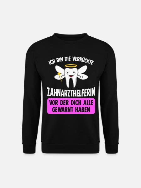 Zahnarzthelferin Assistentin ZFA - Unisex Pullover - Schwarz