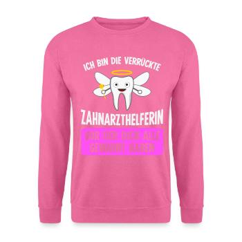 Zahnarzthelferin Assistentin ZFA - Unisex Pullover - Pink - Vorne