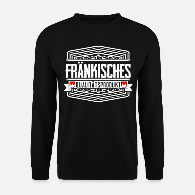 Franken Fränkisch Franke - Unisex Pullover - Schwarz