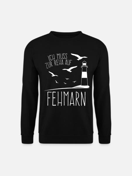 Fehmarn Fehmarnsundbrücke Fehmarnsund - Unisex Pullover - Schwarz