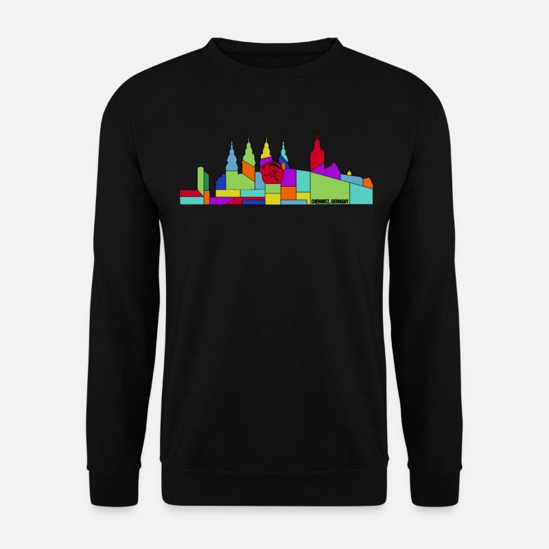 Chemnitz Sachsen Retro Chemnitzer - Unisex Sweatshirt - black