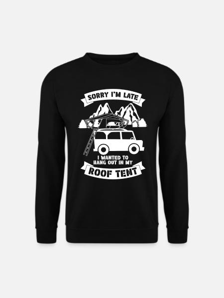 Roof Tent Car Roof Tent Camping Offroad - Unisex Sweatshirt - black