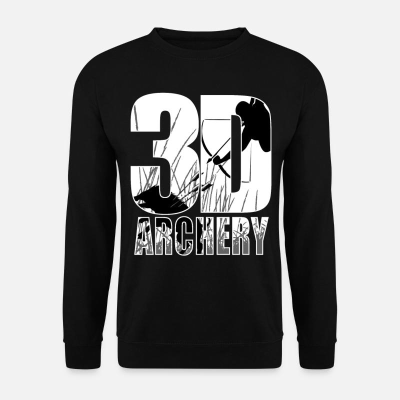 3D Archery Archery Archery Archery - Unisex Sweatshirt - black