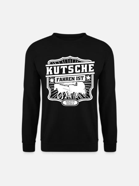 Carriage Horse-drawn carriage Carriage - Unisex Sweatshirt - black