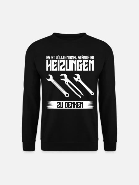 Heizungsbau Heizungen Heizungsbauer - Unisex Pullover - Schwarz
