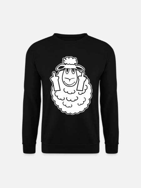 liten sau langfinger sau - Genser unisex - svart