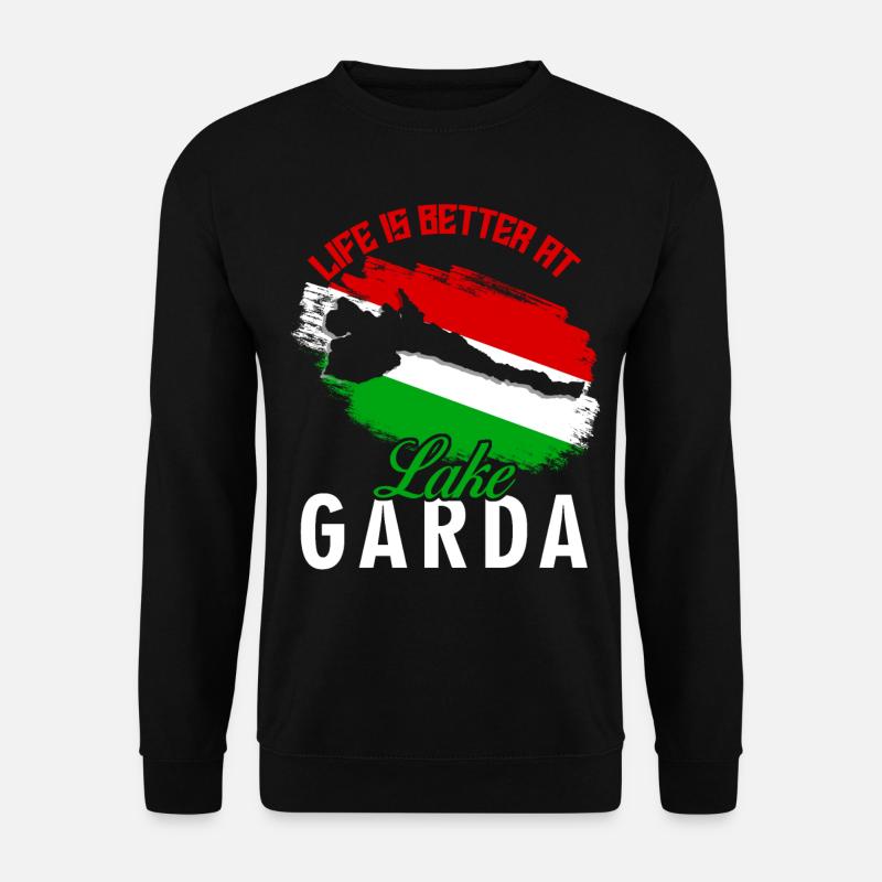 Lake Garda Lago di Garda - Unisex Sweatshirt - black