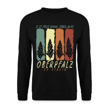 Upper Palatinate Palatinate Palatinate Witz Upper Palatinate - Unisex Sweatshirt - black - Front - Alina (178cm) & Michal (187cm)