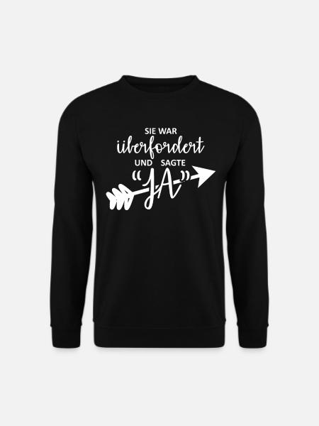 Junggesellinnenabschied Witz Braut - Unisex Pullover - Schwarz
