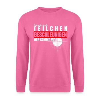 Sportschütze Schützenkönig Schießsport - Unisex Pullover - Pink - Vorne