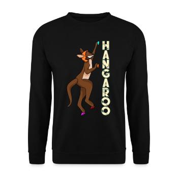 Kangourou Escalade Alpinisme Blouldern - Sweat-shirt Unisexe - noir - Devant - Alina (178cm) & Michal (187cm)