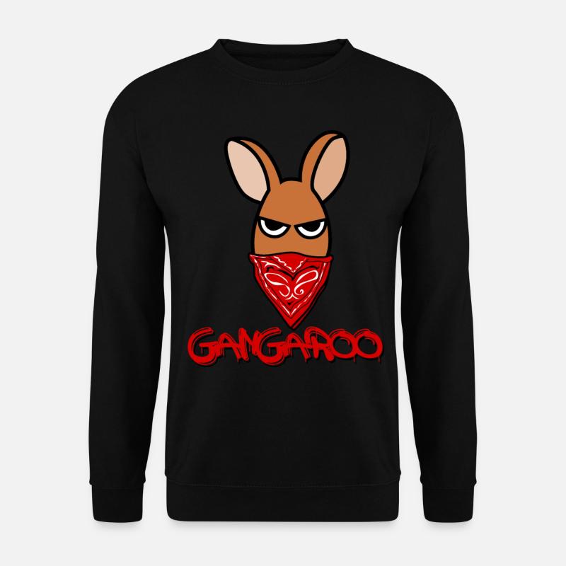 Känguru Gangaroo Kängurus - Unisex Pullover - Schwarz