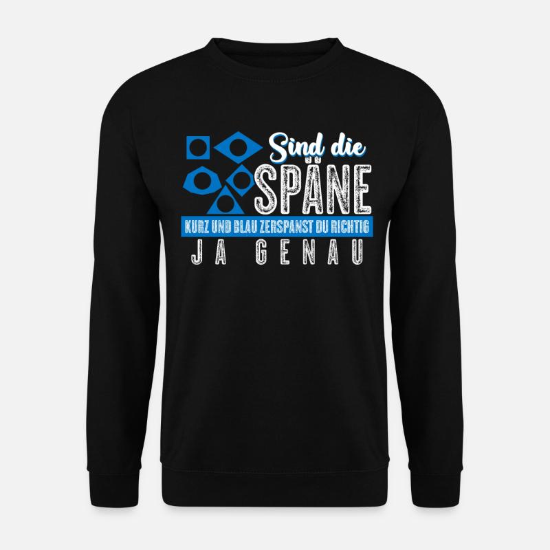 Zerspaner Fräser Zerspanungsmechaniker - Unisex Pullover - Schwarz