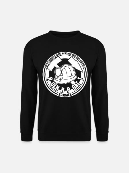 Ruhrgebiet Bergbau Spruch Ruhrpott - Unisex Pullover - Schwarz