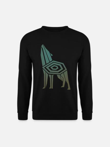 Wolf Odin's Valhalla Viking Wolves - Unisex Sweatshirt - black