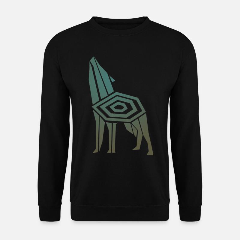 Wolf Odin's Valhalla Viking Wolves - Unisex Sweatshirt - black