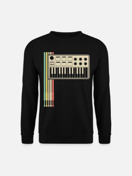 Synthesizer Analog Modular Synthesizers - Unisex Sweatshirt - black