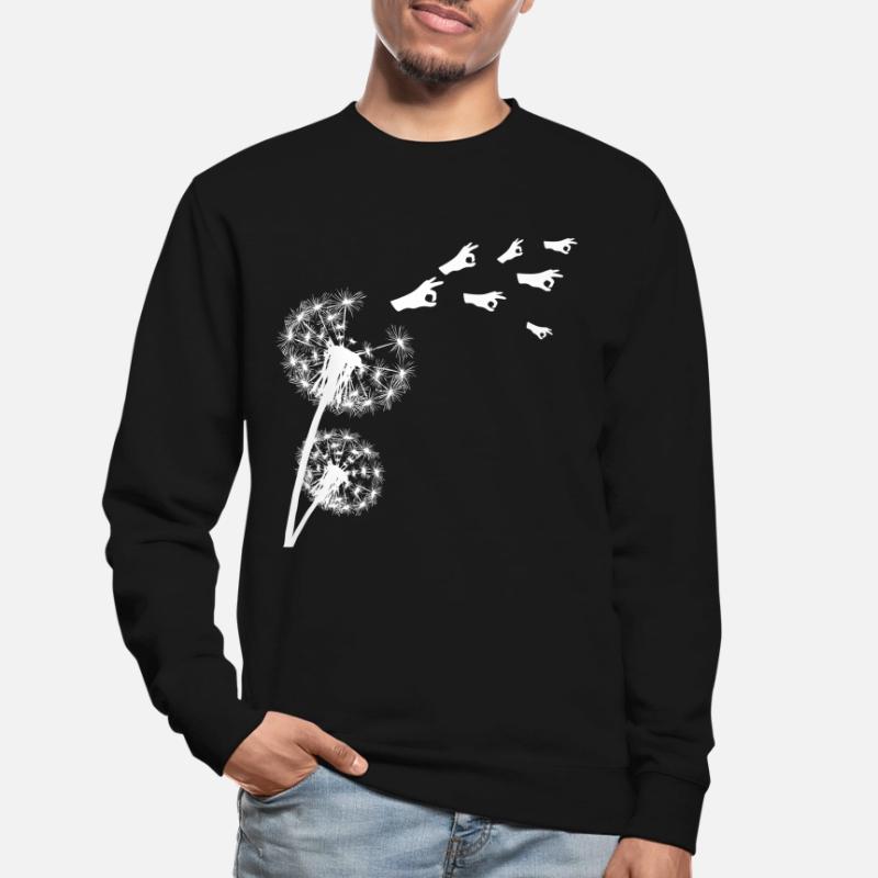 Regardé dans Pissenlit Regardé dans Sweat-shirt Unisexe