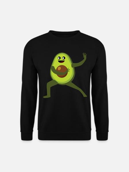 Qigong Qi Gong Avocado Chigong - Unisex Pullover - Schwarz