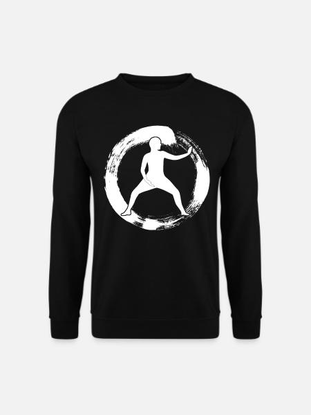 Qigong Qi Gong Karate Chigong - Unisex Pullover - Schwarz