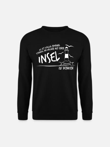 Helgoland Rügen Norderney Usedom Amrum - Unisex Pullover - Schwarz