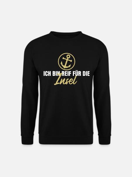 Helgoland Usedom Amrum Norderney Rügen - Unisex Pullover - Schwarz