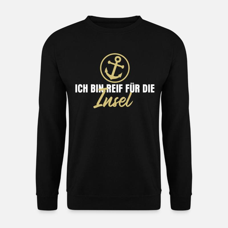 Helgoland Usedom Amrum Norderney Rügen - Unisex Pullover - Schwarz