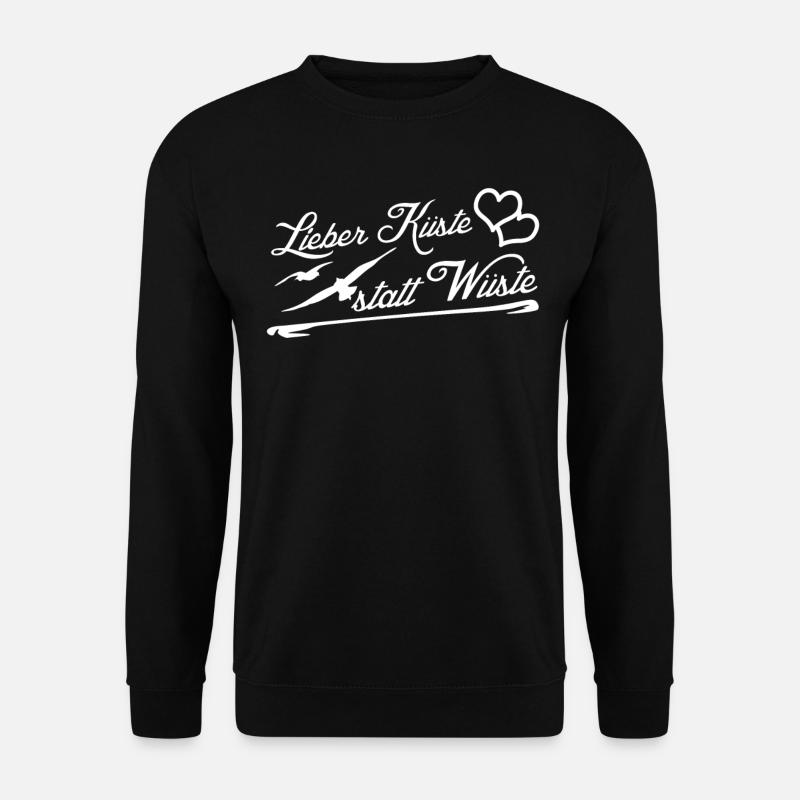 Rostock Lübeck Flensburg Grömitz Kiel - Unisex Pullover - Schwarz