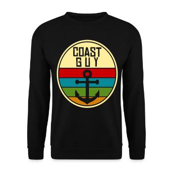 Rostock Flensburg Grömitz Kiel Lübeck - Sweat-shirt Unisexe - noir - Devant - Alina (178cm) & Michal (187cm)