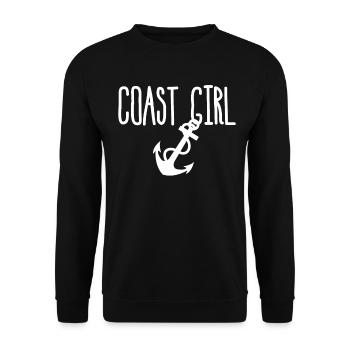 Rostock Flensburg Lübeck Grömitz Kiel - Sweat-shirt Unisexe - noir - Devant - Alina (178cm) & Michal (187cm)