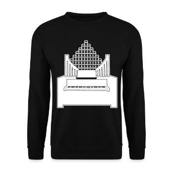 Eight-armed a Reinorgeln Saufen organ - Unisex Sweatshirt - black - Front - Alina (178cm) & Michal (187cm)