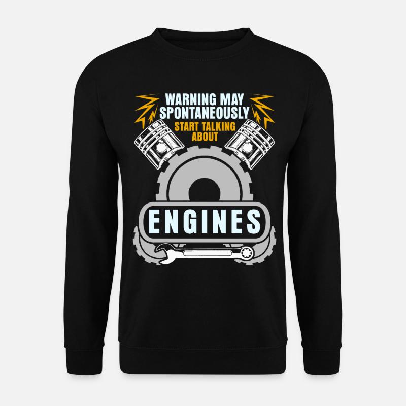 Displacement Tuner Engine Fine Tuning - Unisex Sweatshirt - black