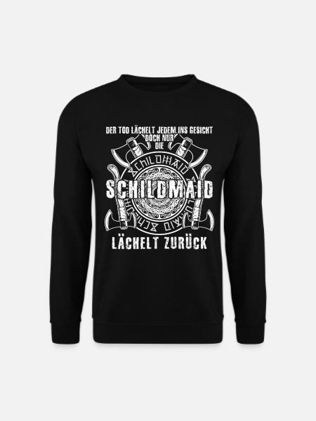 Schildmaid Wikinger Mythologie Berserker - Unisex Pullover - Schwarz