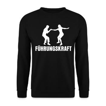 Boogie Woogie Führungskraft Tanzen Swing - Unisex Pullover - Schwarz - Vorne - Alina (178cm) & Michal (187cm)