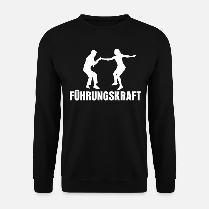 Boogie Woogie Führungskraft Tanzen Swing - Unisex Pullover - Schwarz