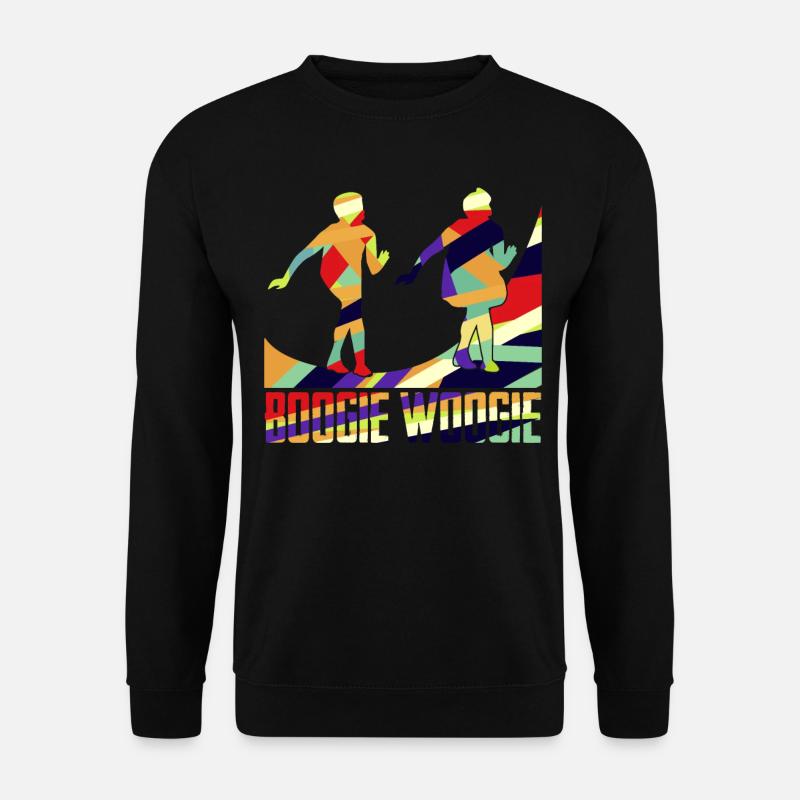 Boogie Woogie Boogie-Woogie Tanzen Swing - Unisex Pullover - Schwarz