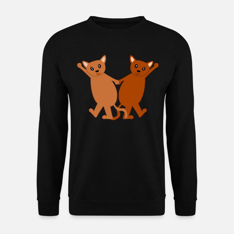 Boogie Woogie Cats Boogie-Woogie Swing - Unisex Sweatshirt - black