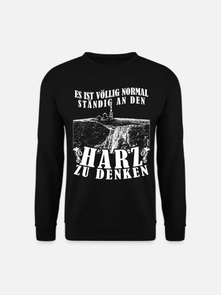 Harz Harzer Wandern Brocken - Unisex Pullover - Schwarz