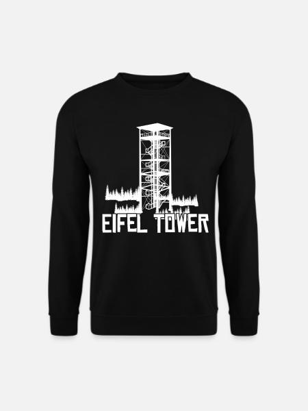 Eifel Tower Hiking Mountains Eifler - Unisex Sweatshirt - black